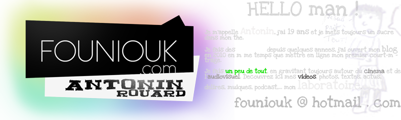Founiouk ! Antonin qui fou la niouk. - Je fais des film… MAIS CHUT ! C'est un secret.